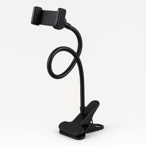 26 Flexible Gooseneck Phone Holder Clip for Bed and Car Headrest