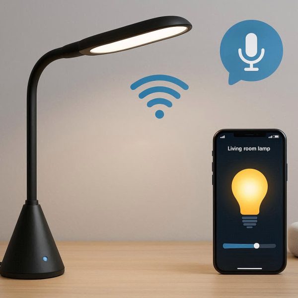 6 Smart Wi Fi Desk Lamp with Voice Control for Home Automation