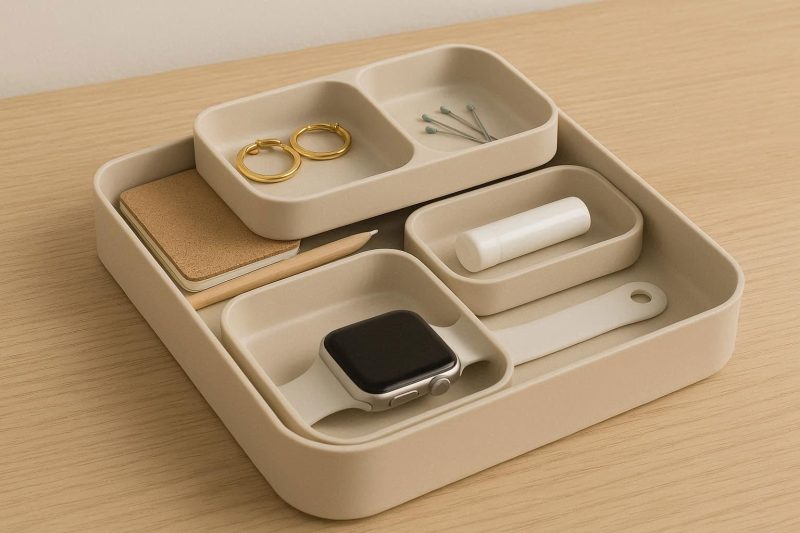 16 Stackable Multifunctional Nesting Trays for Small Space Organization