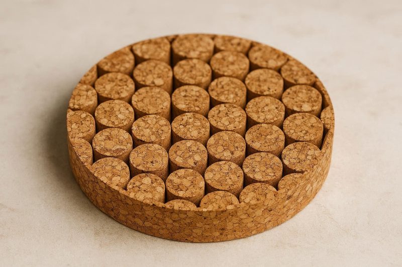 21 Eco Friendly Recycled Cork Coaster Made from Wine Bottle Stoppers