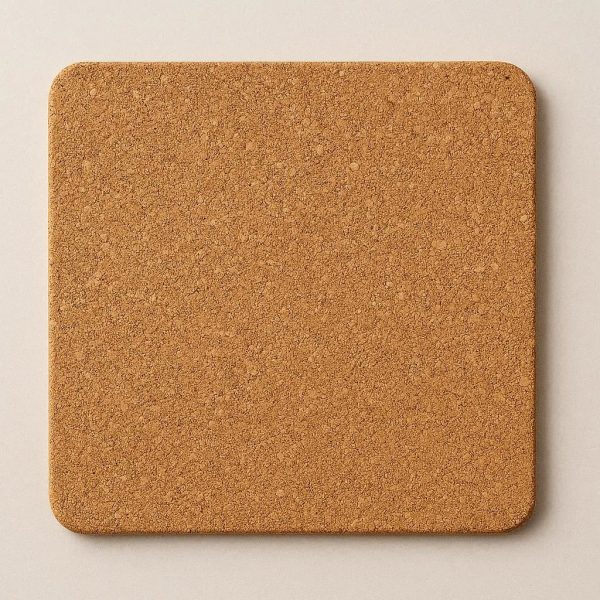 23 Large Square Cork Coaster for Serving Boards and Big Bowl Protection