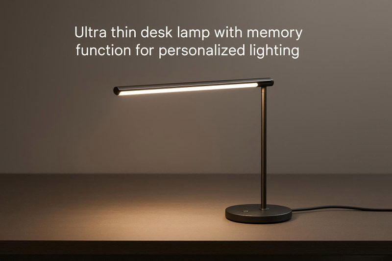 4 Ultra Thin Desk Lamp with Memory Function for Personalized Lighting